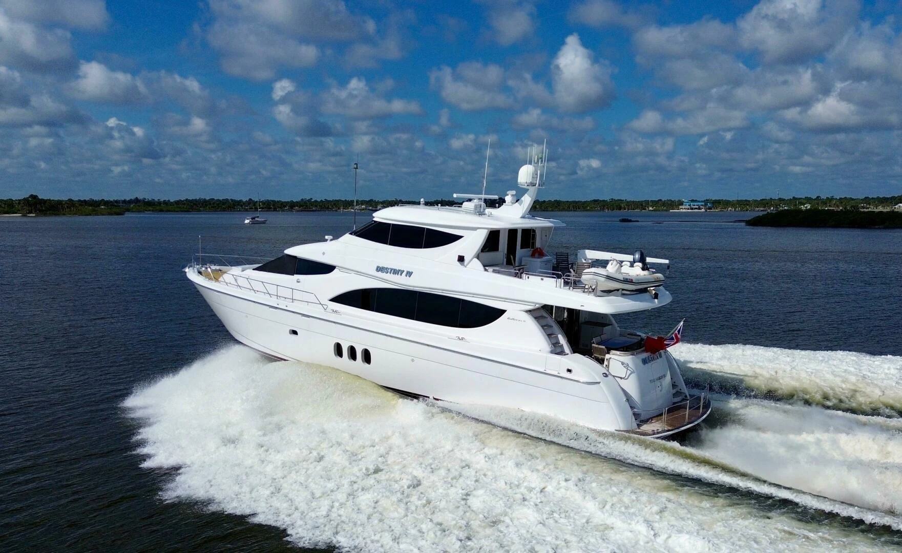 a boat on a beach aboard TIME-2 FLY Yacht for Sale