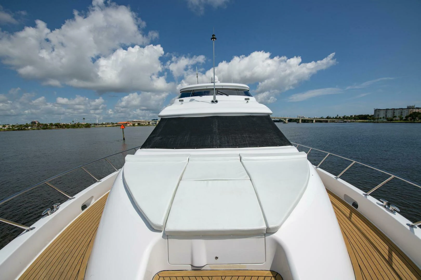 a boat on a body of water aboard TIME-2 FLY Yacht for Sale