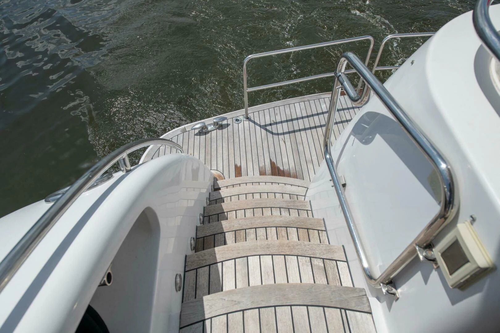 a boat on the water aboard TIME-2 FLY Yacht for Sale