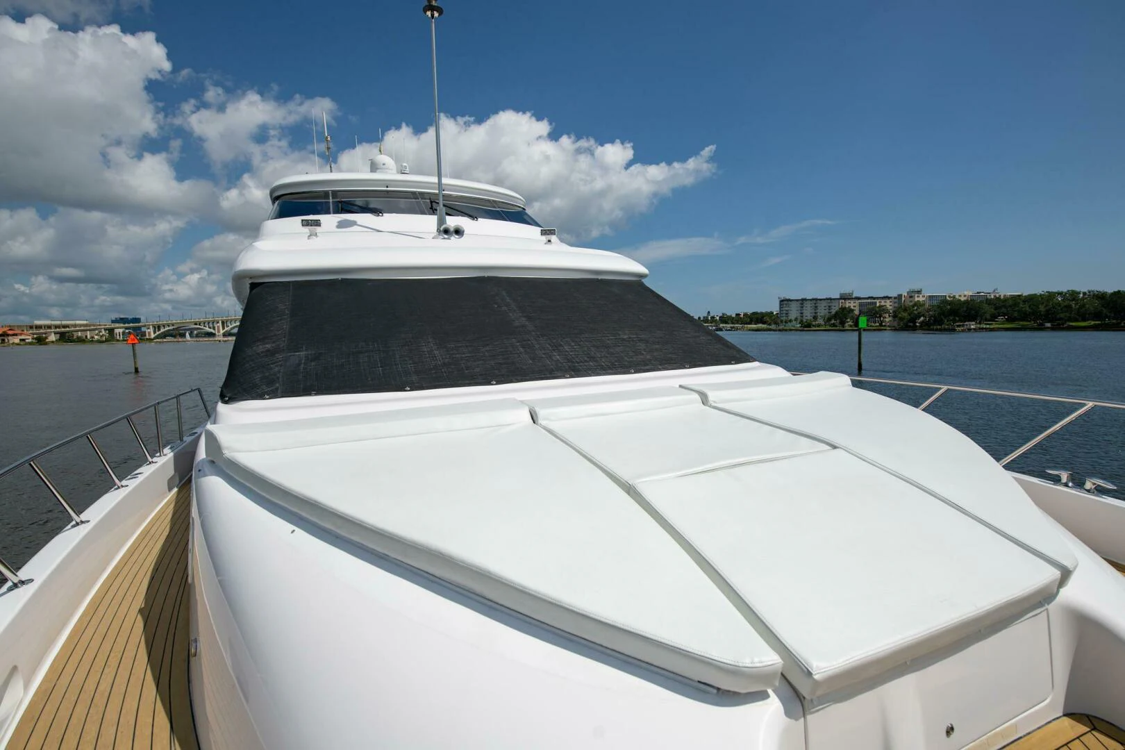 a boat on a body of water aboard TIME-2 FLY Yacht for Sale