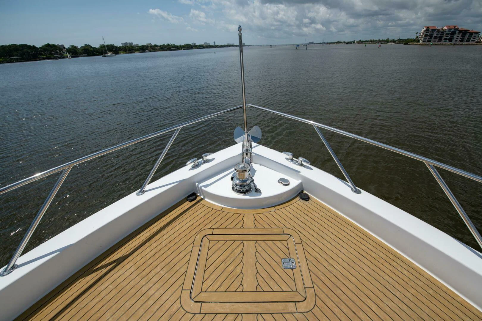 a boat on the water aboard TIME-2 FLY Yacht for Sale