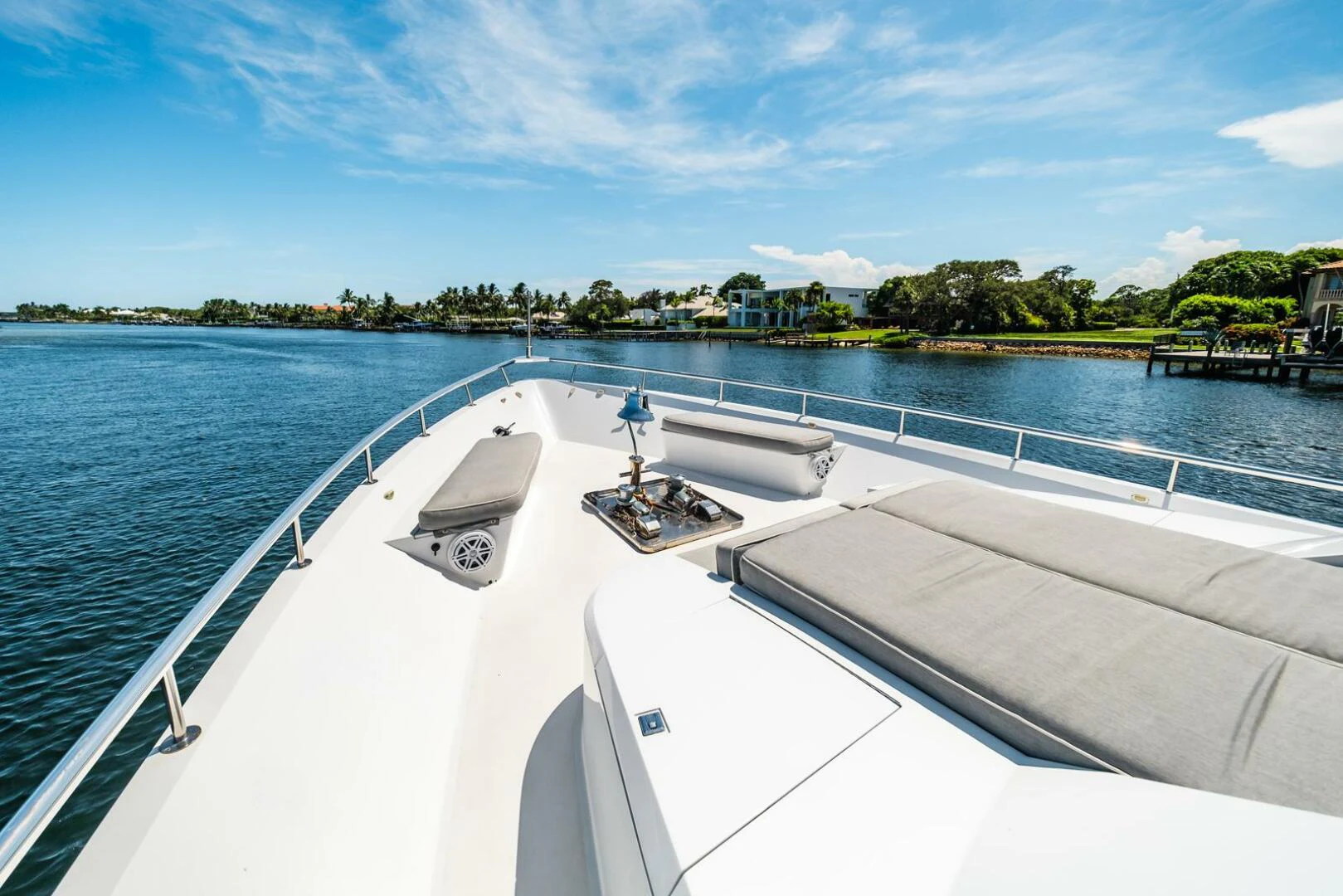 a boat on the water aboard GRACE Yacht for Sale