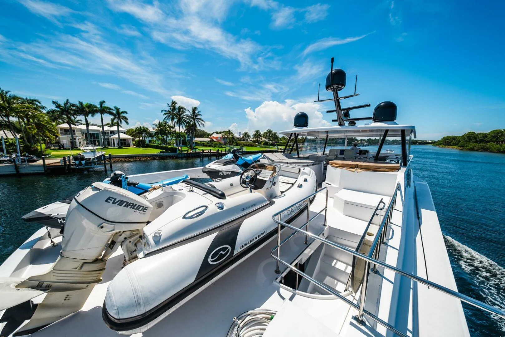 a boat on the water aboard GRACE Yacht for Sale