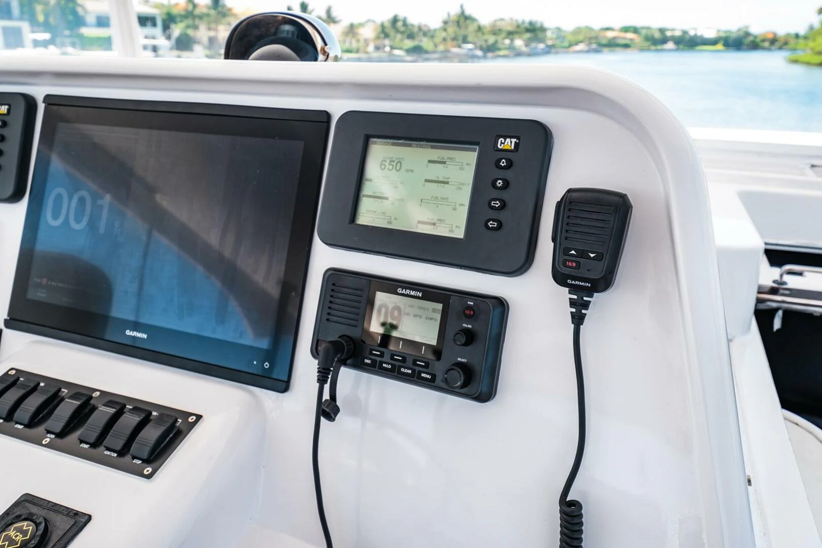 a machine with a screen aboard GRACE Yacht for Sale