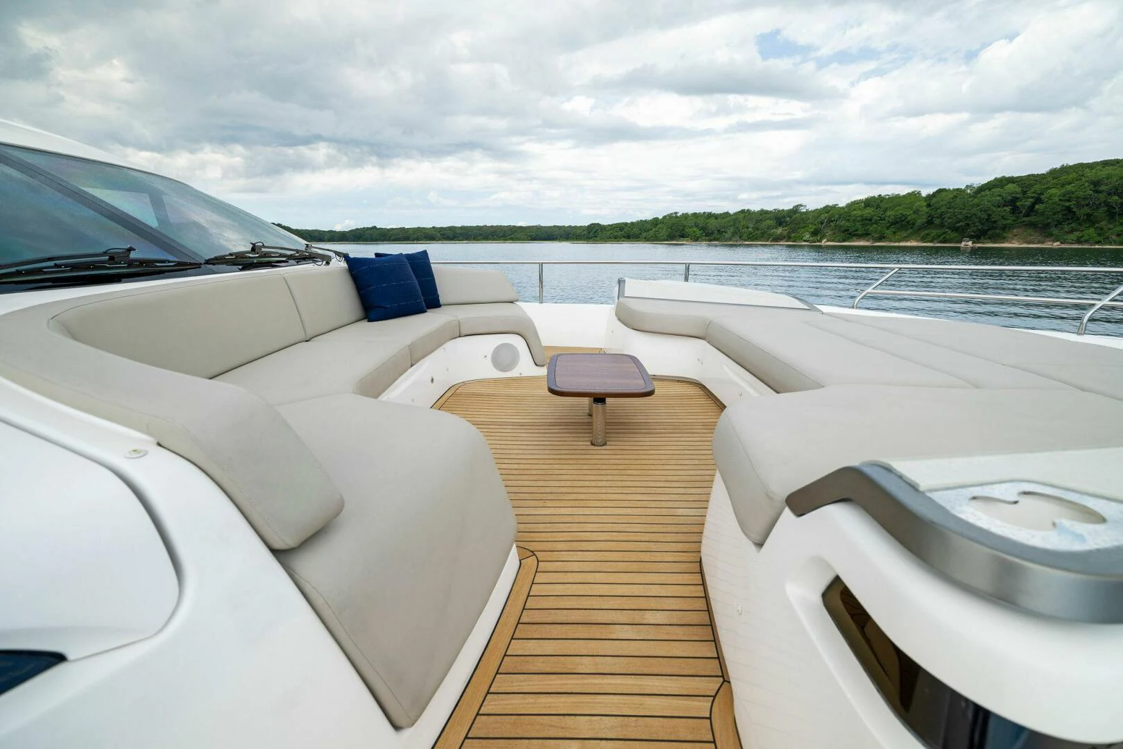 a boat on the water aboard RAW BAR Yacht for Sale