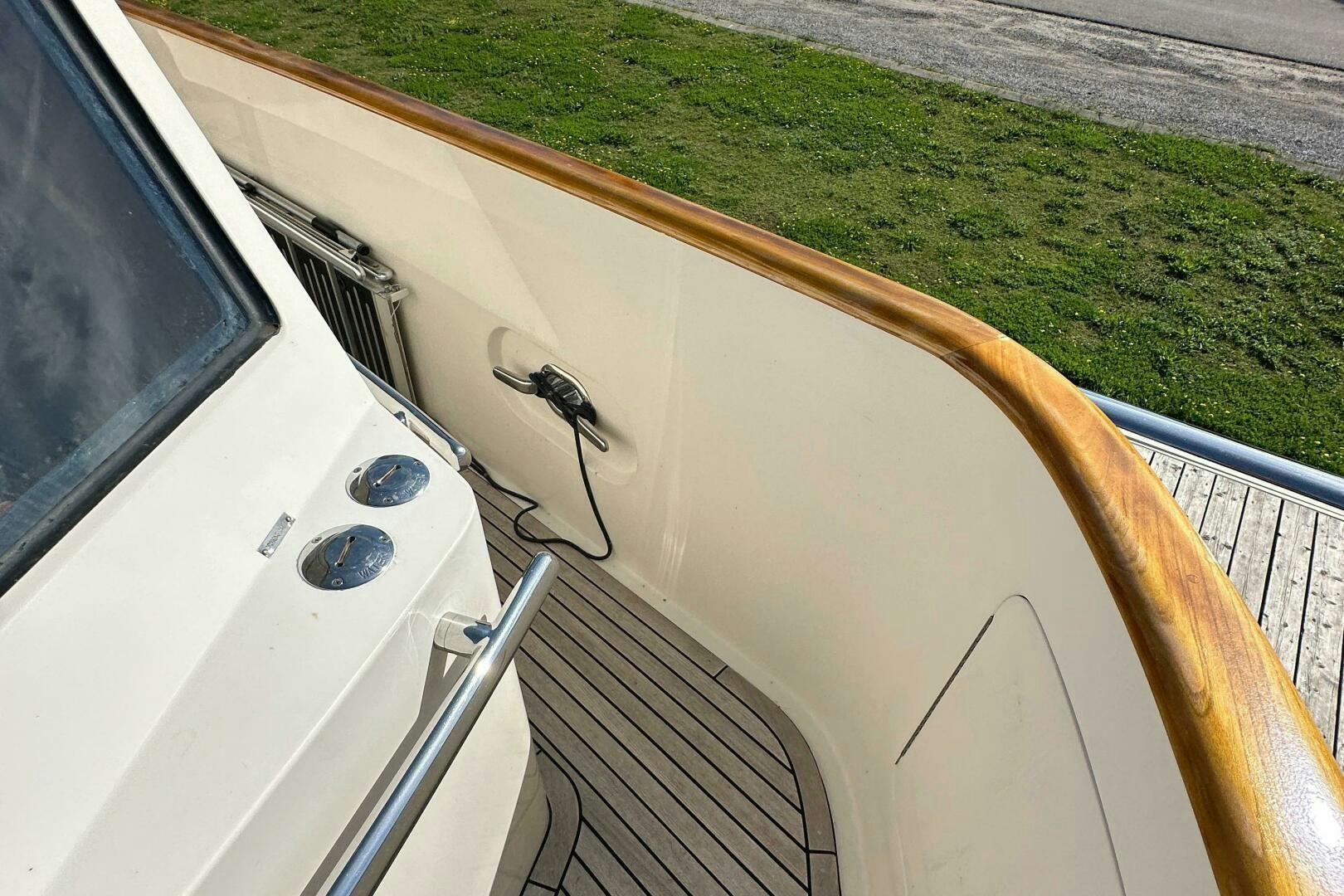 a car door open aboard MISS STEPHANIE  Yacht for Sale
