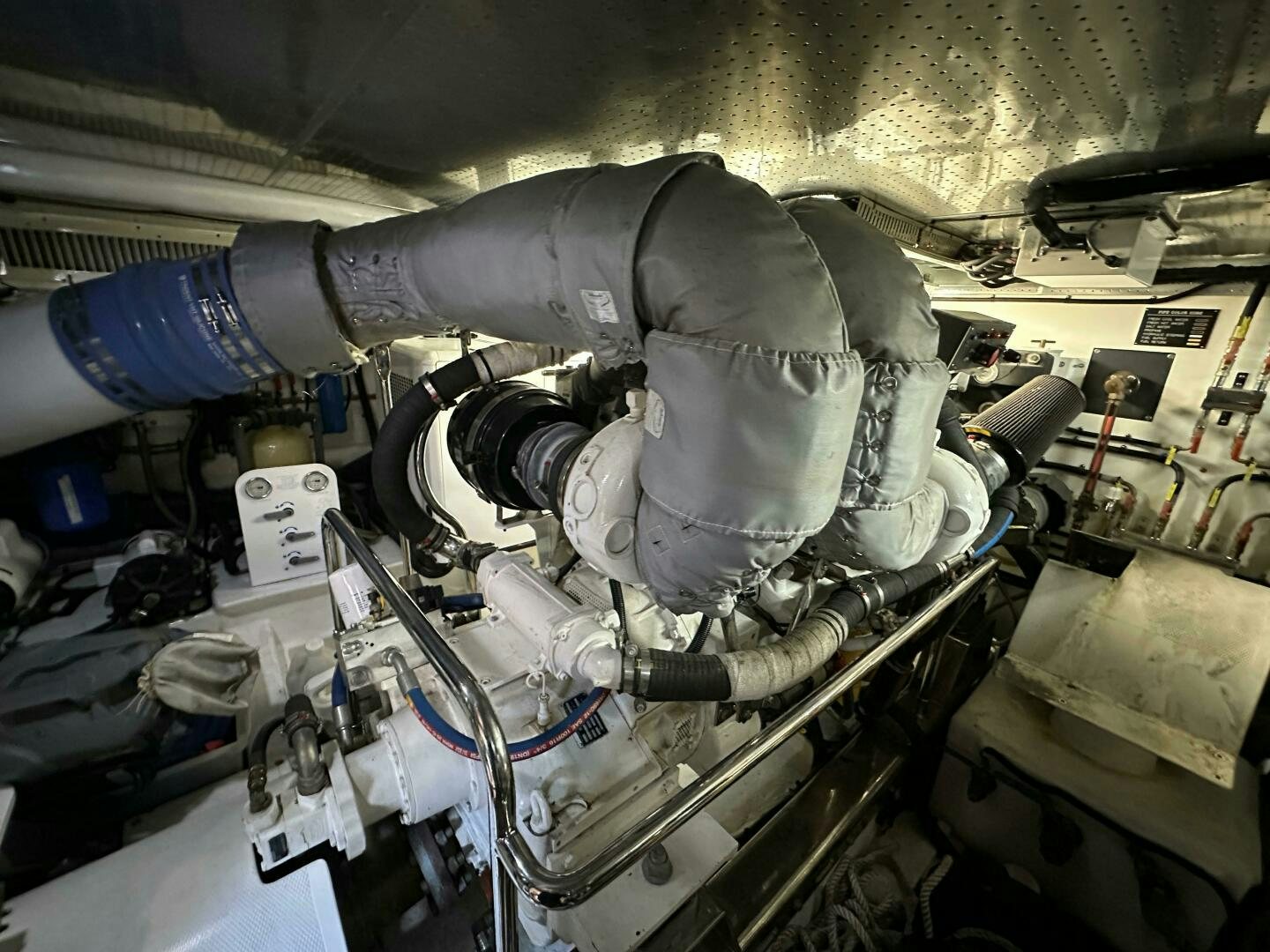 a person in a car aboard MISS STEPHANIE  Yacht for Sale