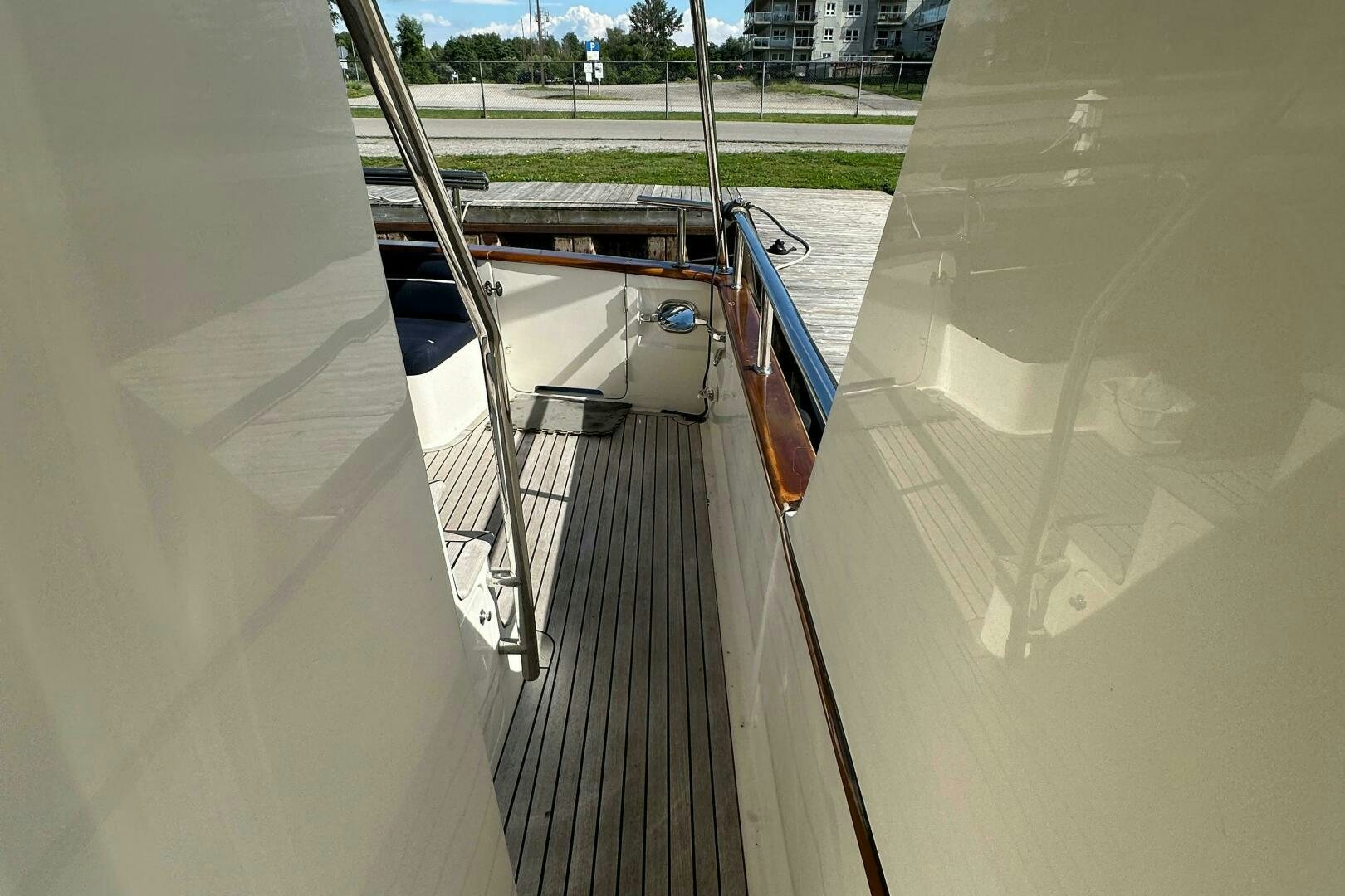 a boat on the water aboard MISS STEPHANIE  Yacht for Sale