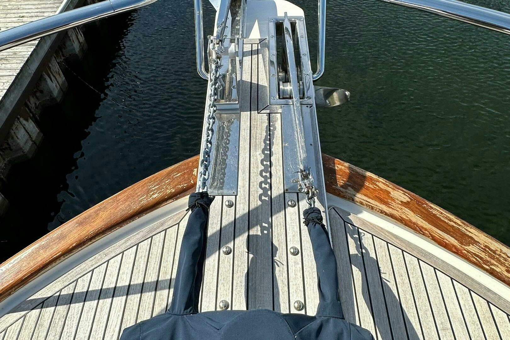 a boat on the water aboard MISS STEPHANIE  Yacht for Sale