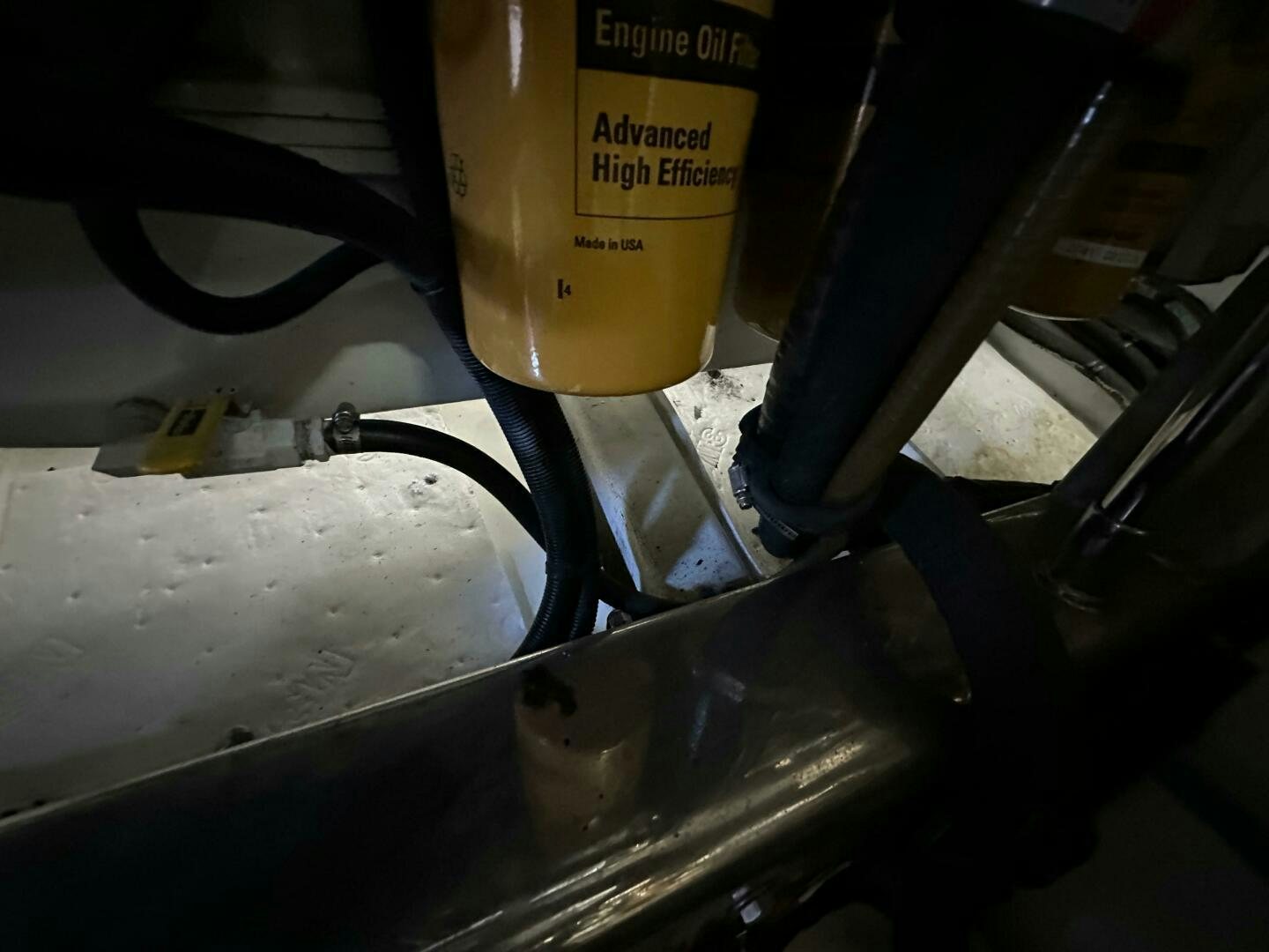 close-up of a machine aboard MISS STEPHANIE  Yacht for Sale