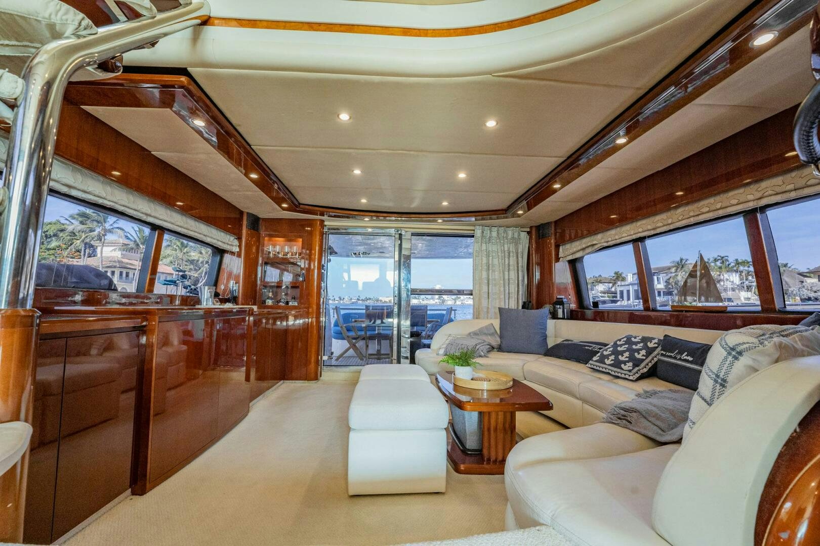 inside of a cabin aboard HALF MINE Yacht for Sale