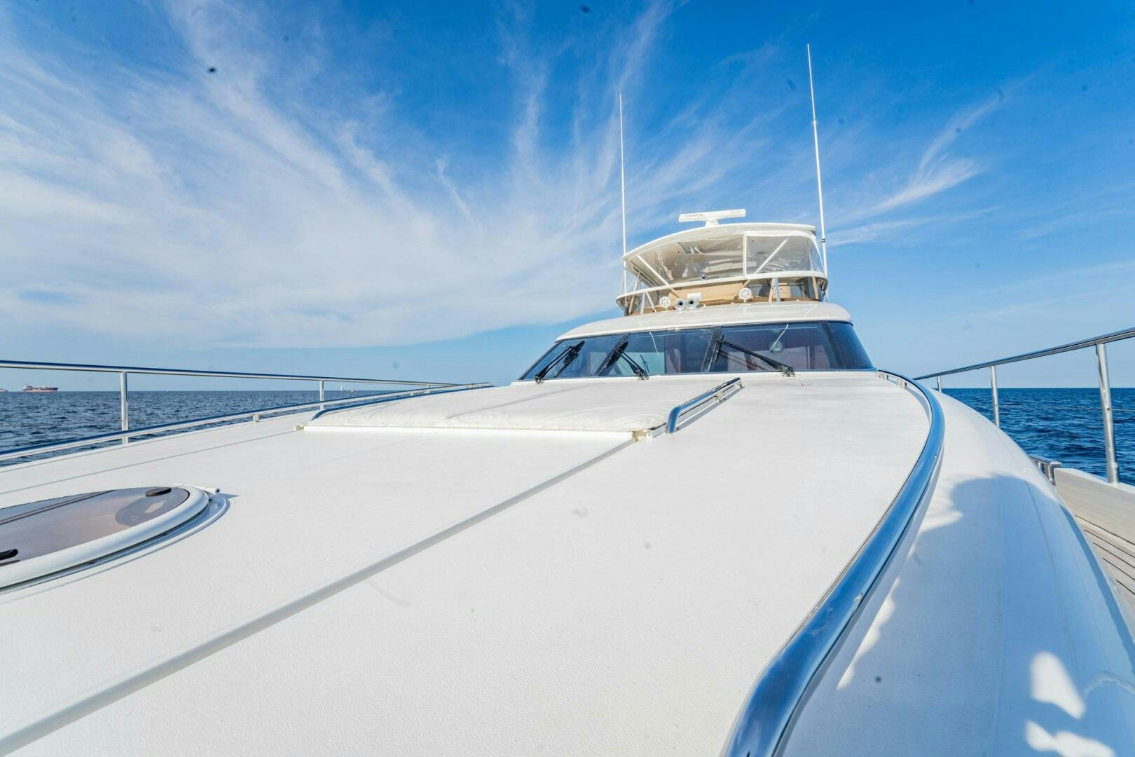 a boat on the water aboard HALF MINE Yacht for Sale