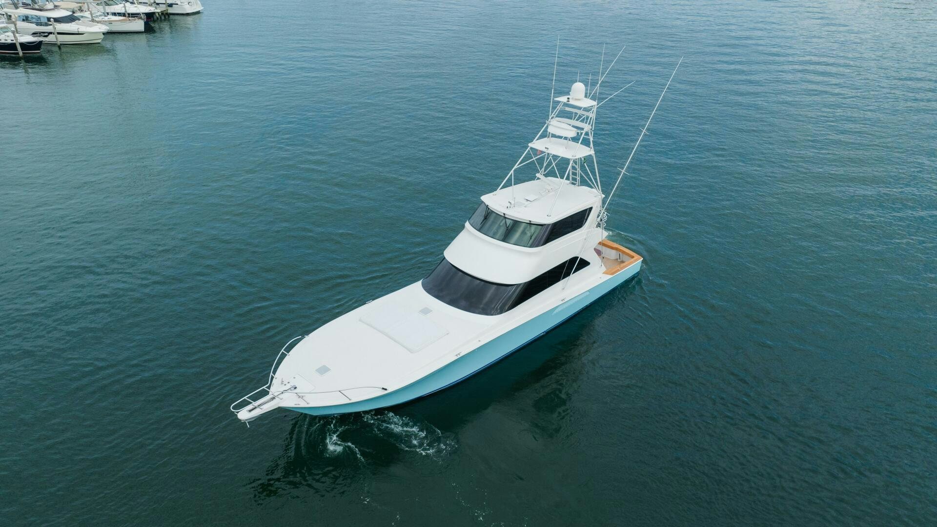 a boat in the water aboard BLUE EYES Yacht for Sale