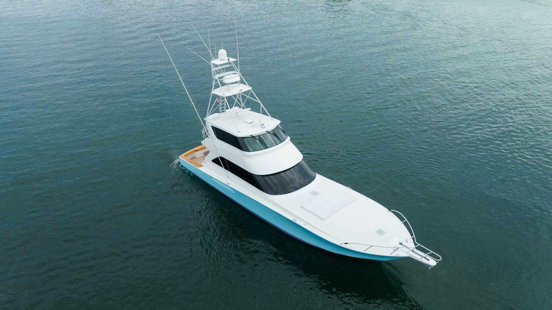 a boat in the water aboard BLUE EYES Yacht for Sale
