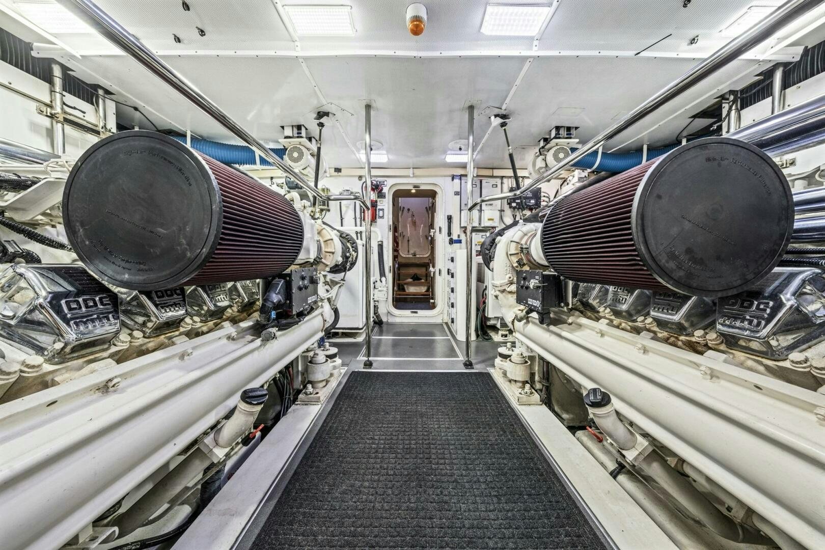 a large factory with large tanks aboard LIFE'S A JOURNEY Yacht for Sale