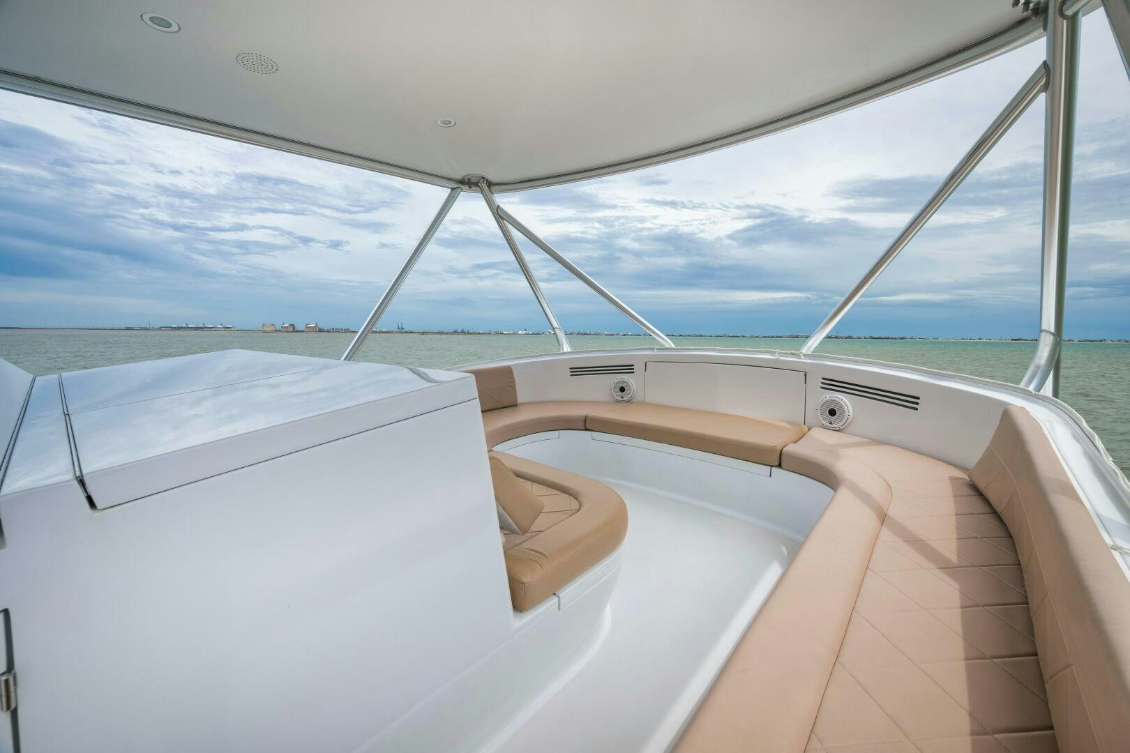 the inside of a boat aboard LET  RIDE Yacht for Sale
