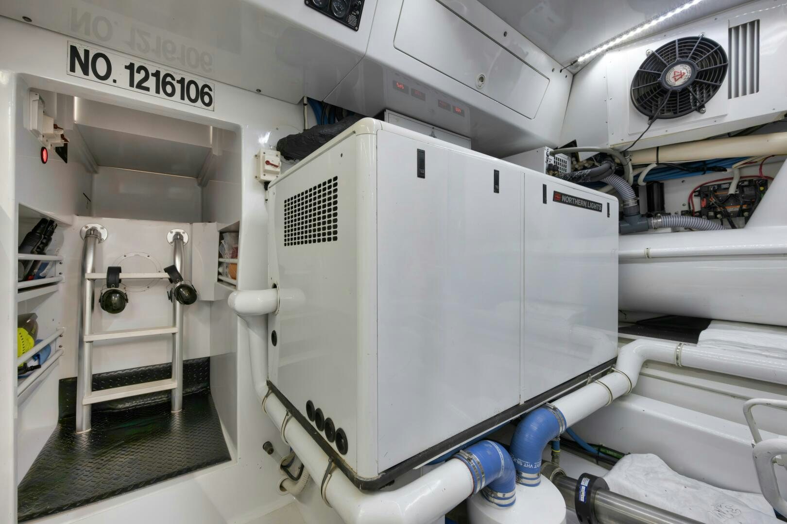 a close-up of a machine aboard LET  RIDE Yacht for Sale