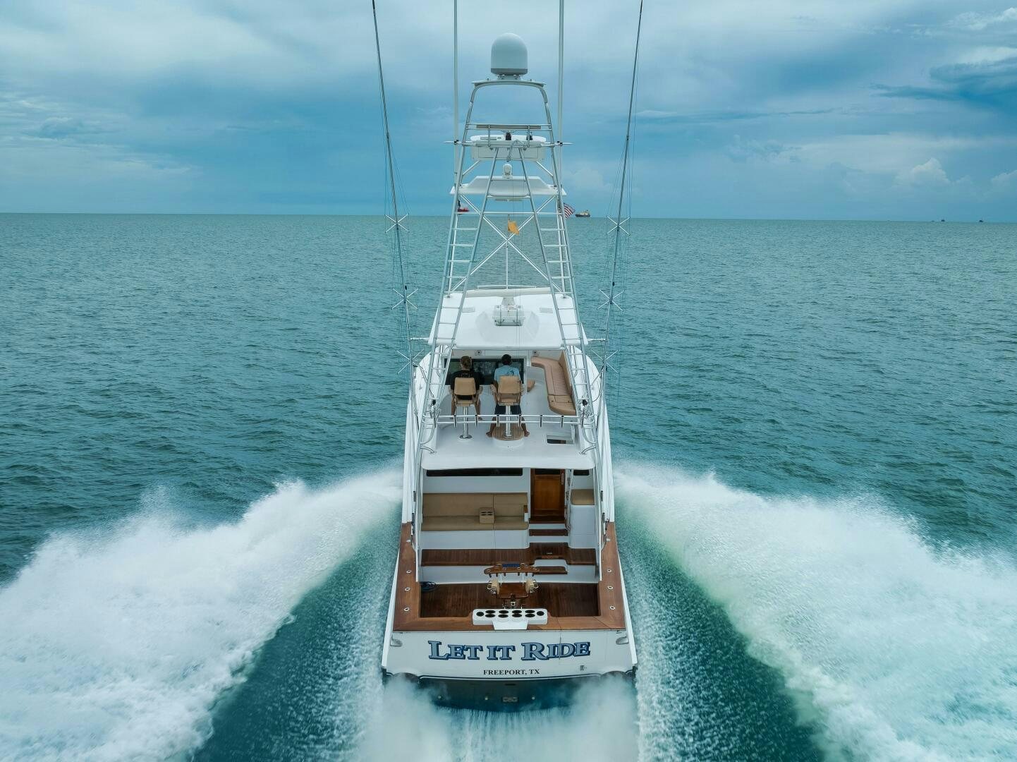 a boat on the water aboard LET  RIDE Yacht for Sale