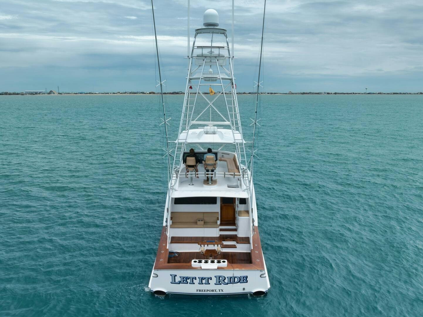 a boat in the water aboard LET  RIDE Yacht for Sale