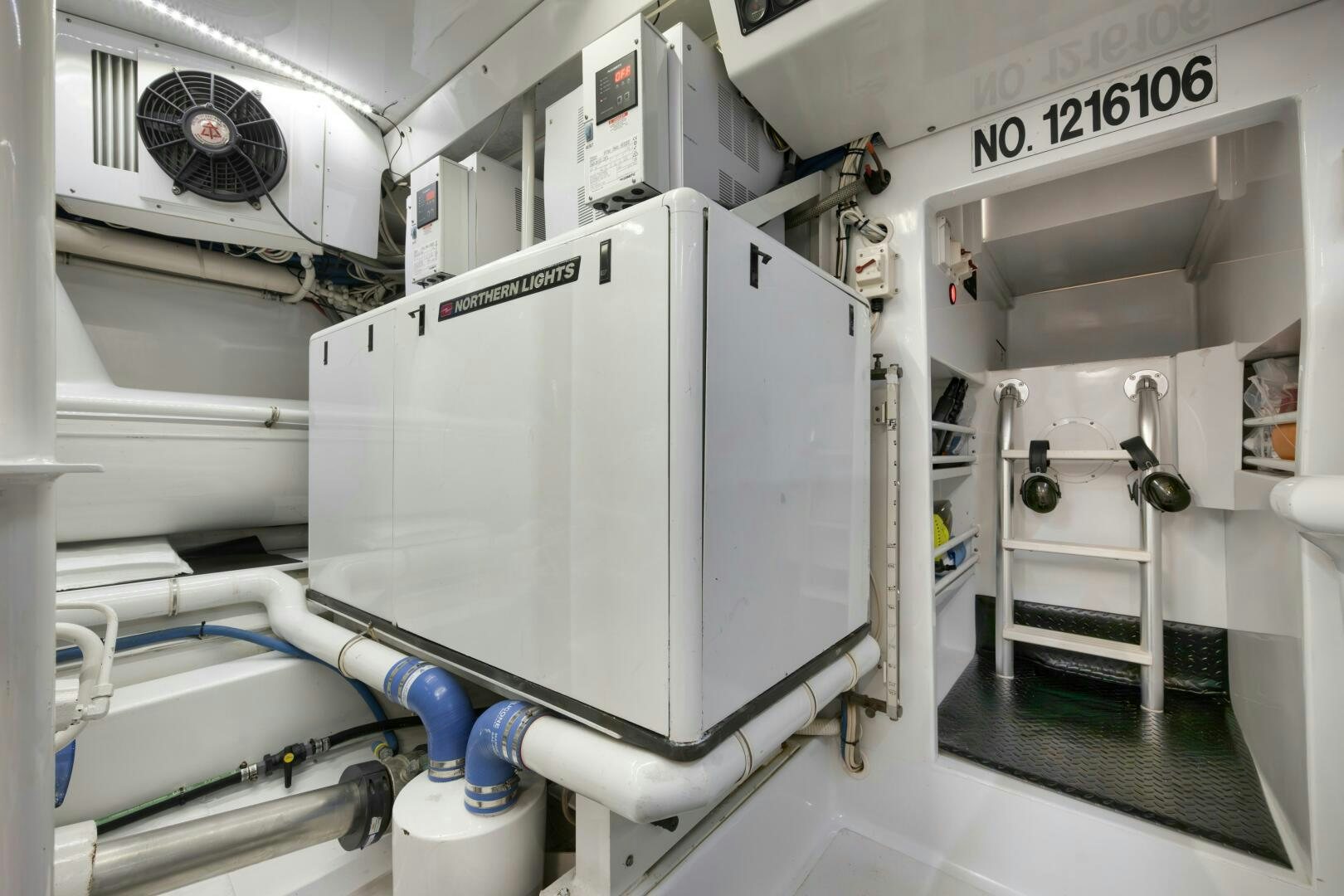 a close-up of a machine aboard LET  RIDE Yacht for Sale