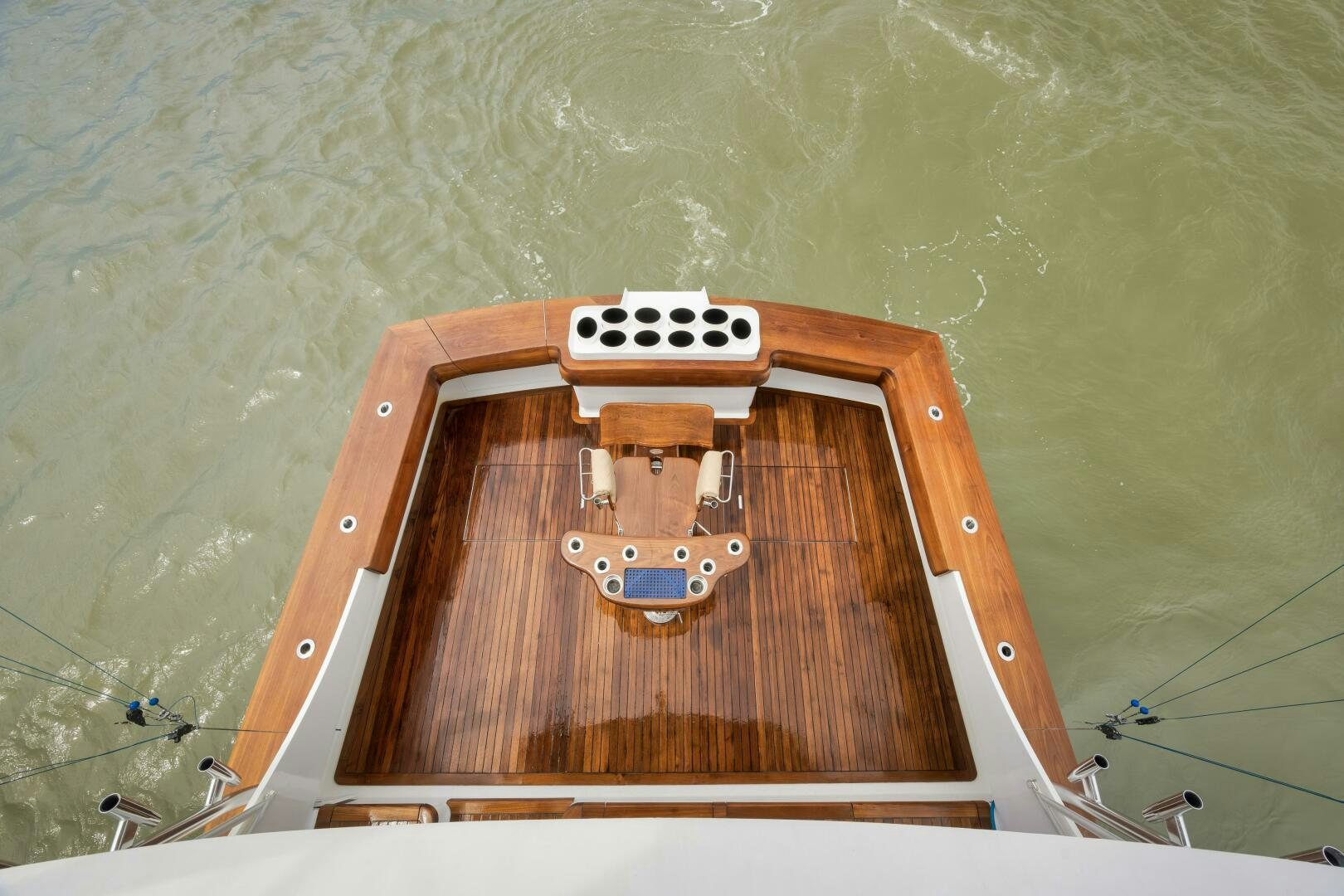 a wooden boat with a sign on it aboard LET  RIDE Yacht for Sale