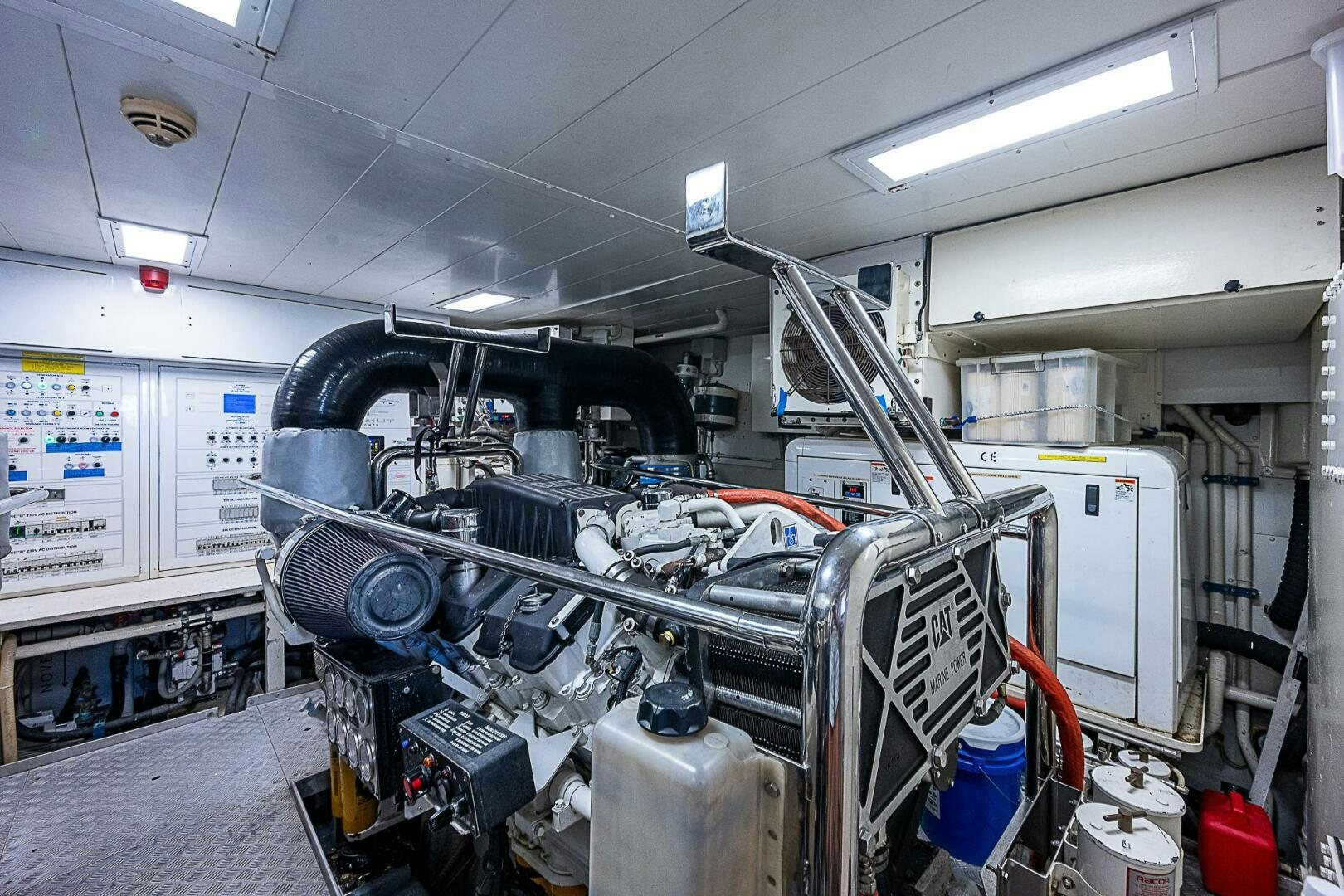 a room with machinery and equipment aboard LADY MARIE-CLAIRE Yacht for Sale