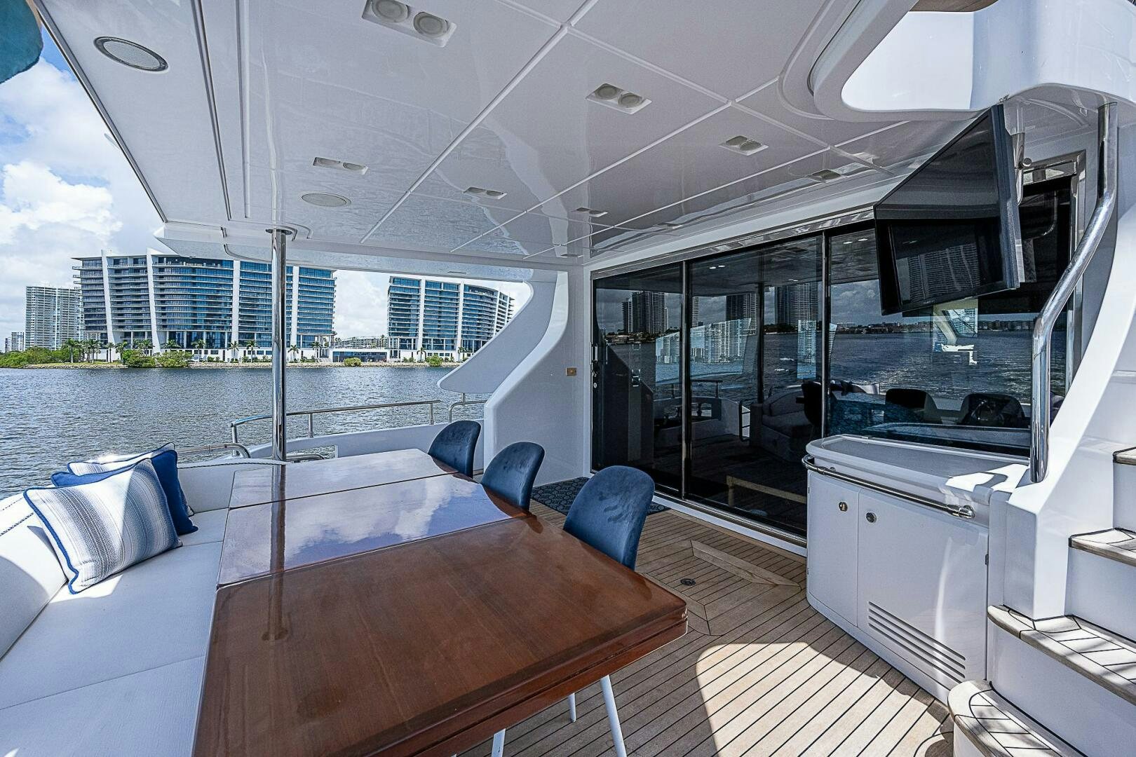 a boat on the water aboard LADY MARIE-CLAIRE Yacht for Sale