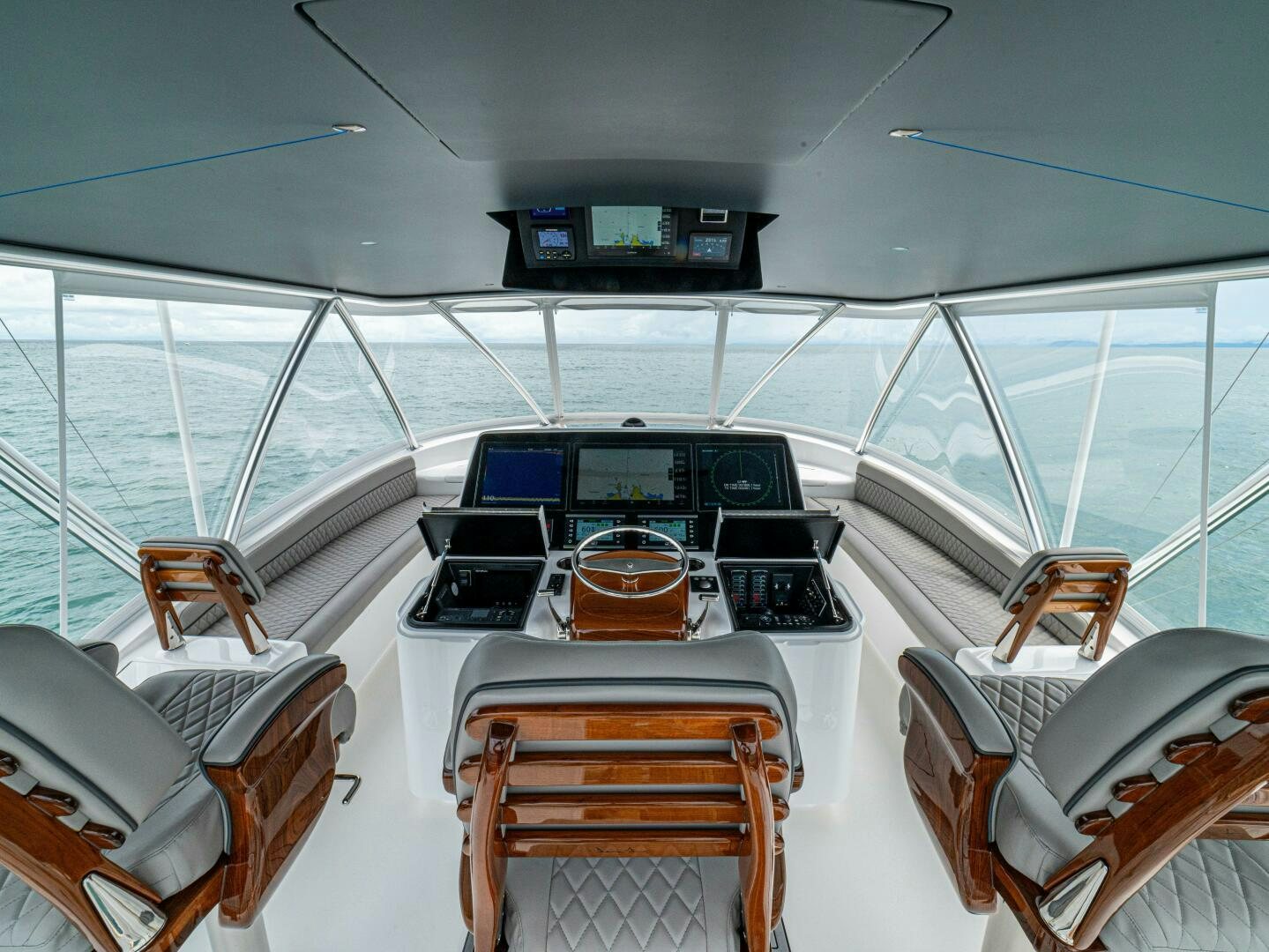 inside of a boat aboard PURA VIDA Yacht for Sale