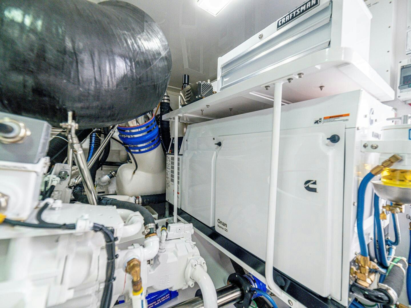 a room with a large white machine aboard PURA VIDA Yacht for Sale