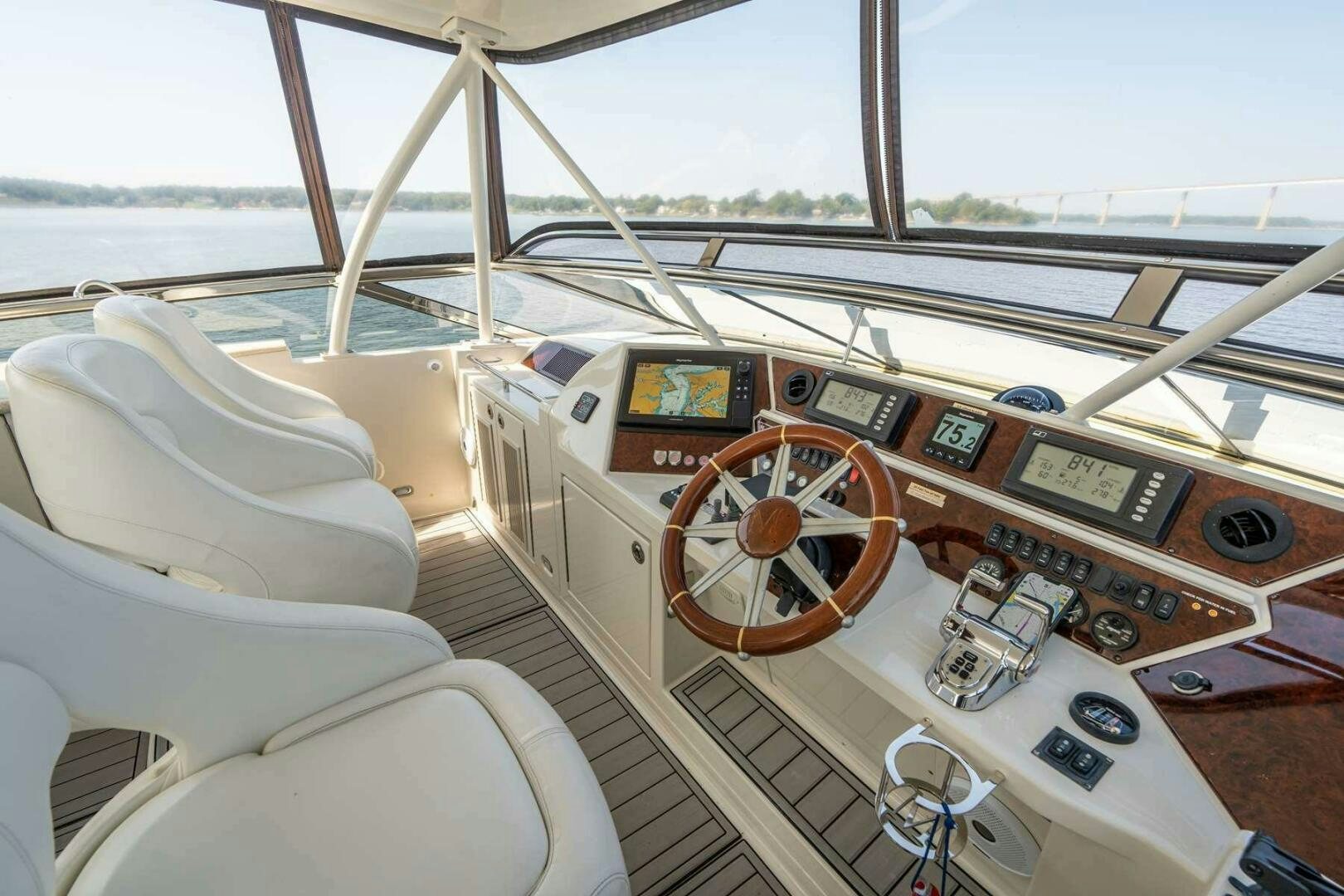 the inside of a boat aboard NAVETTE Yacht for Sale