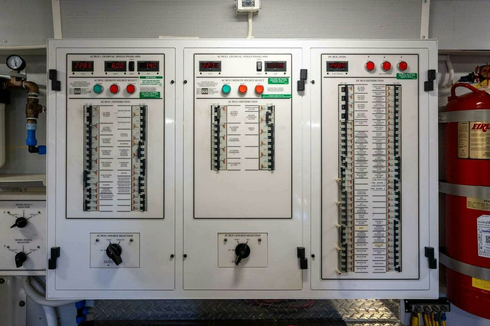 a white machine with buttons aboard NAVETTE Yacht for Sale