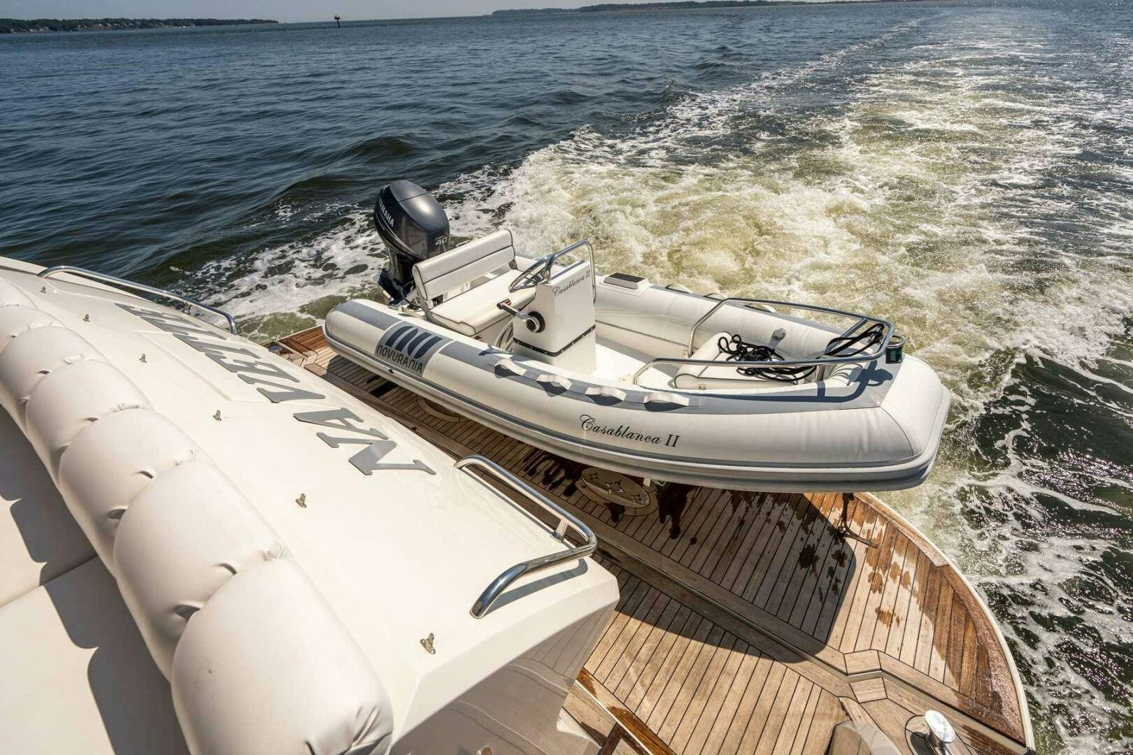 a boat on the water aboard NAVETTE Yacht for Sale