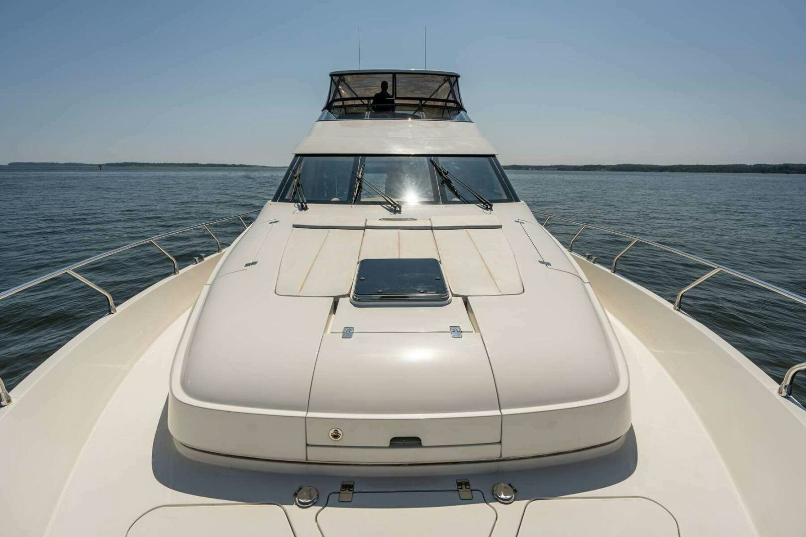 a white yacht on the water aboard NAVETTE Yacht for Sale