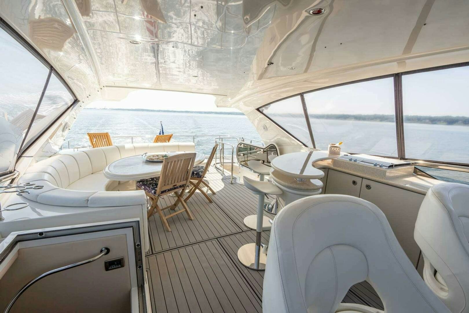 inside of a boat aboard NAVETTE Yacht for Sale