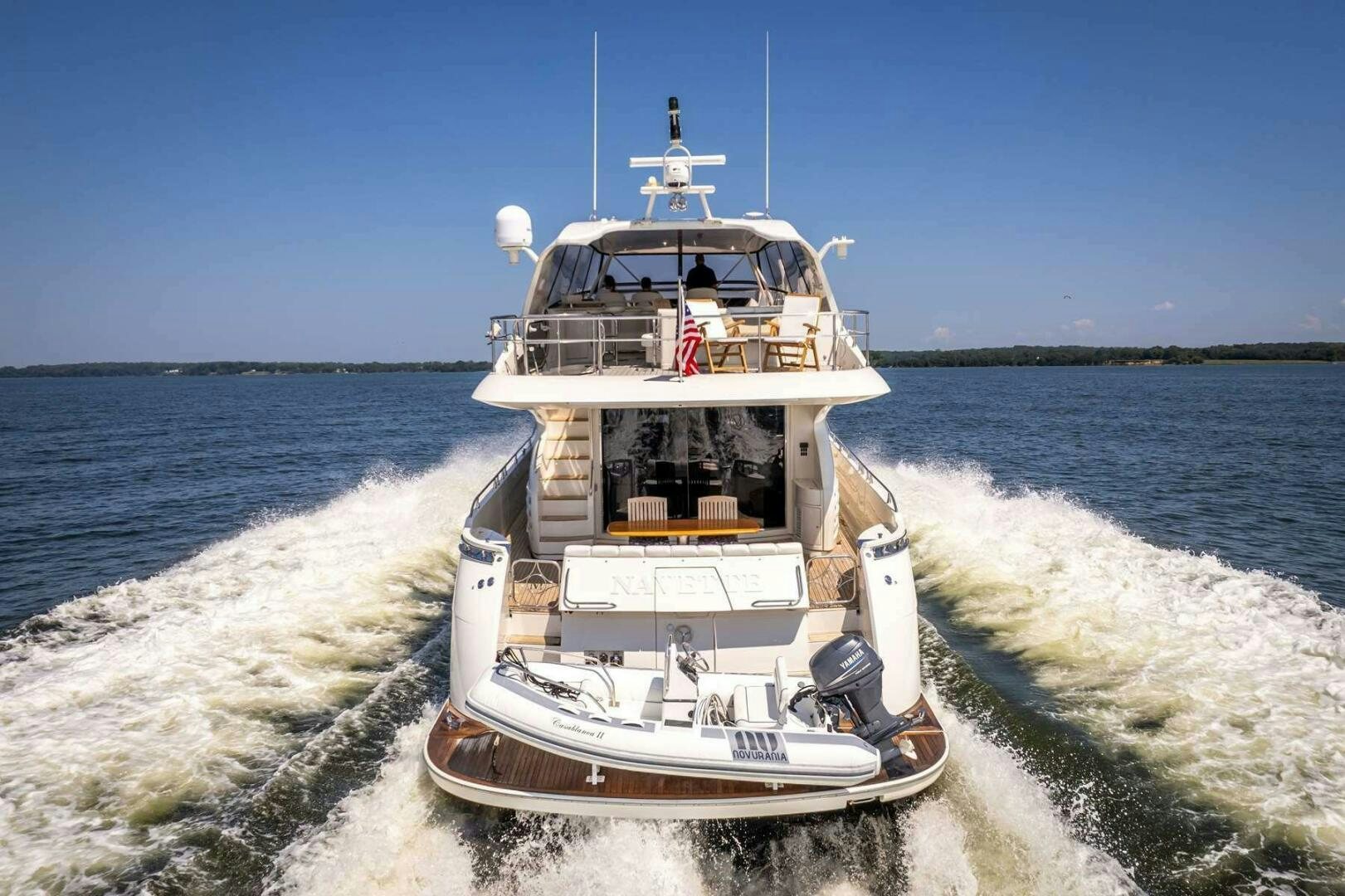 a boat on the water aboard NAVETTE Yacht for Sale
