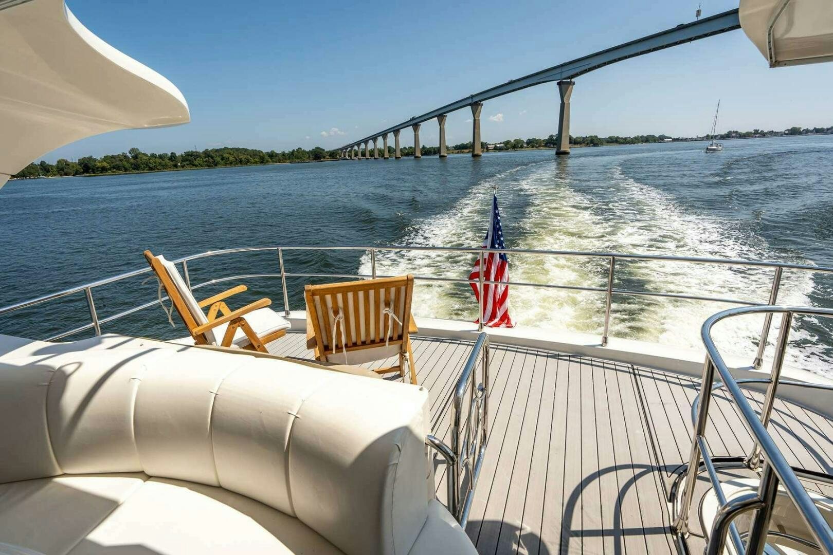 a boat on the water aboard NAVETTE Yacht for Sale
