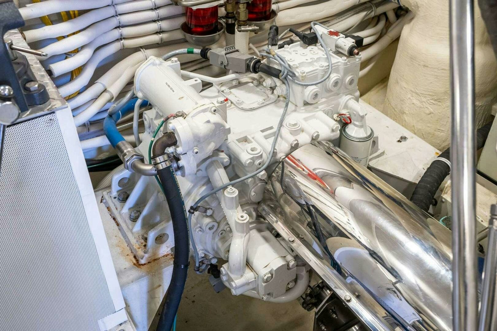 a machine with wires aboard NAVETTE Yacht for Sale