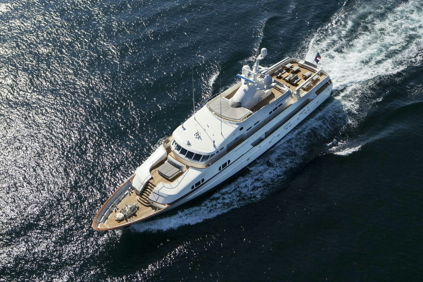 a boat on the water aboard BG Yacht for Sale