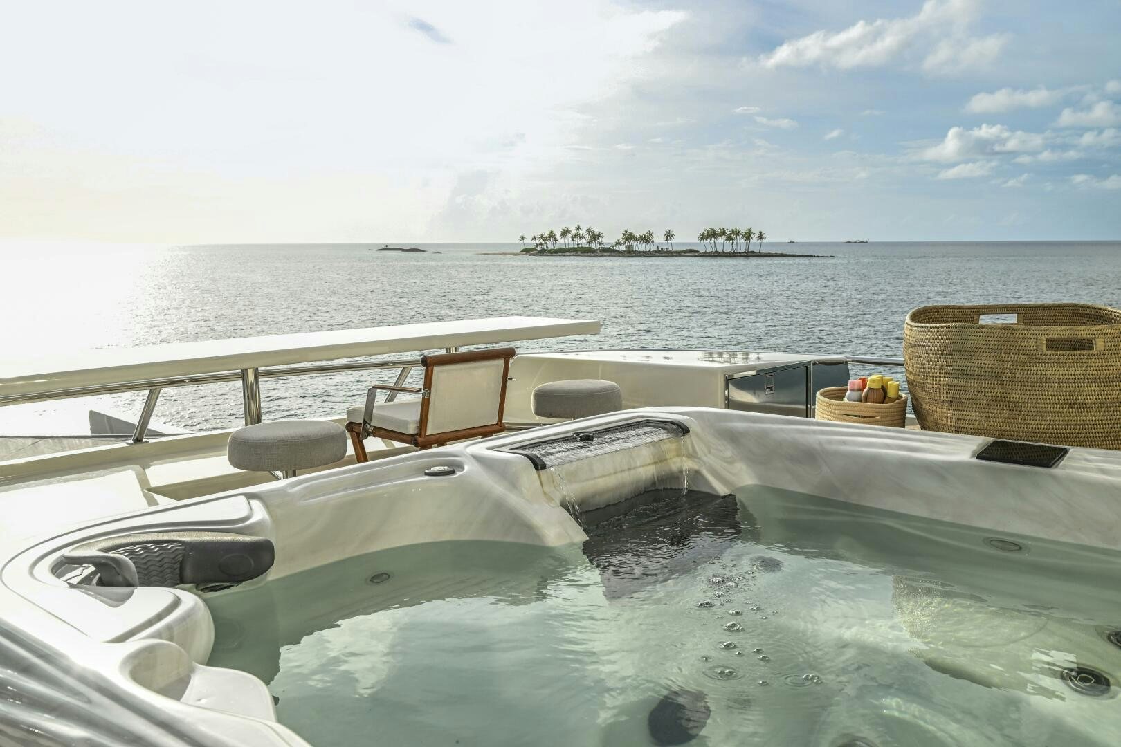 a boat on the water aboard BG Yacht for Sale