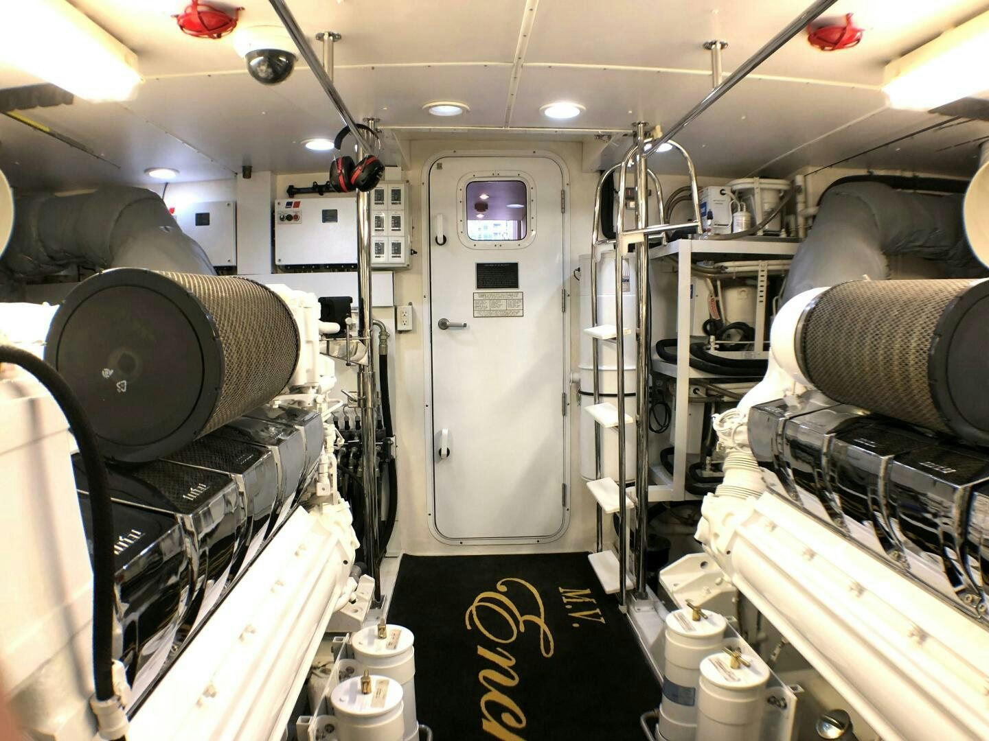 a machine with a screen aboard ENCHANTRESS Yacht for Sale