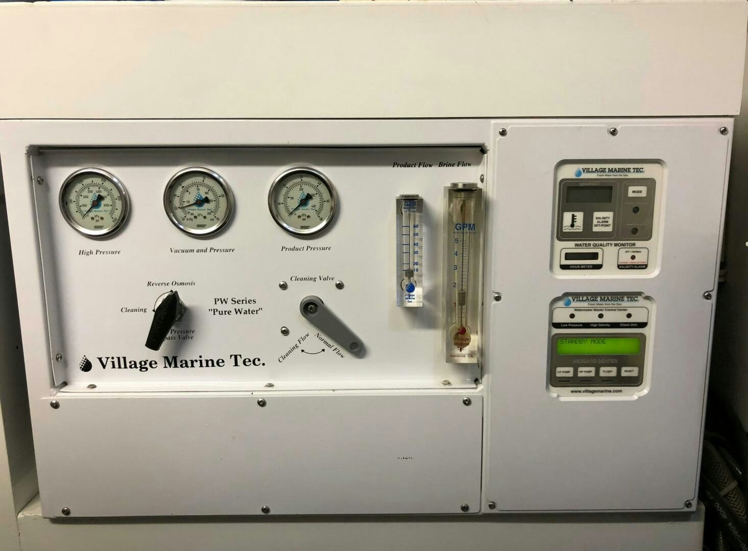 a white electronic device aboard ENCHANTRESS Yacht for Sale