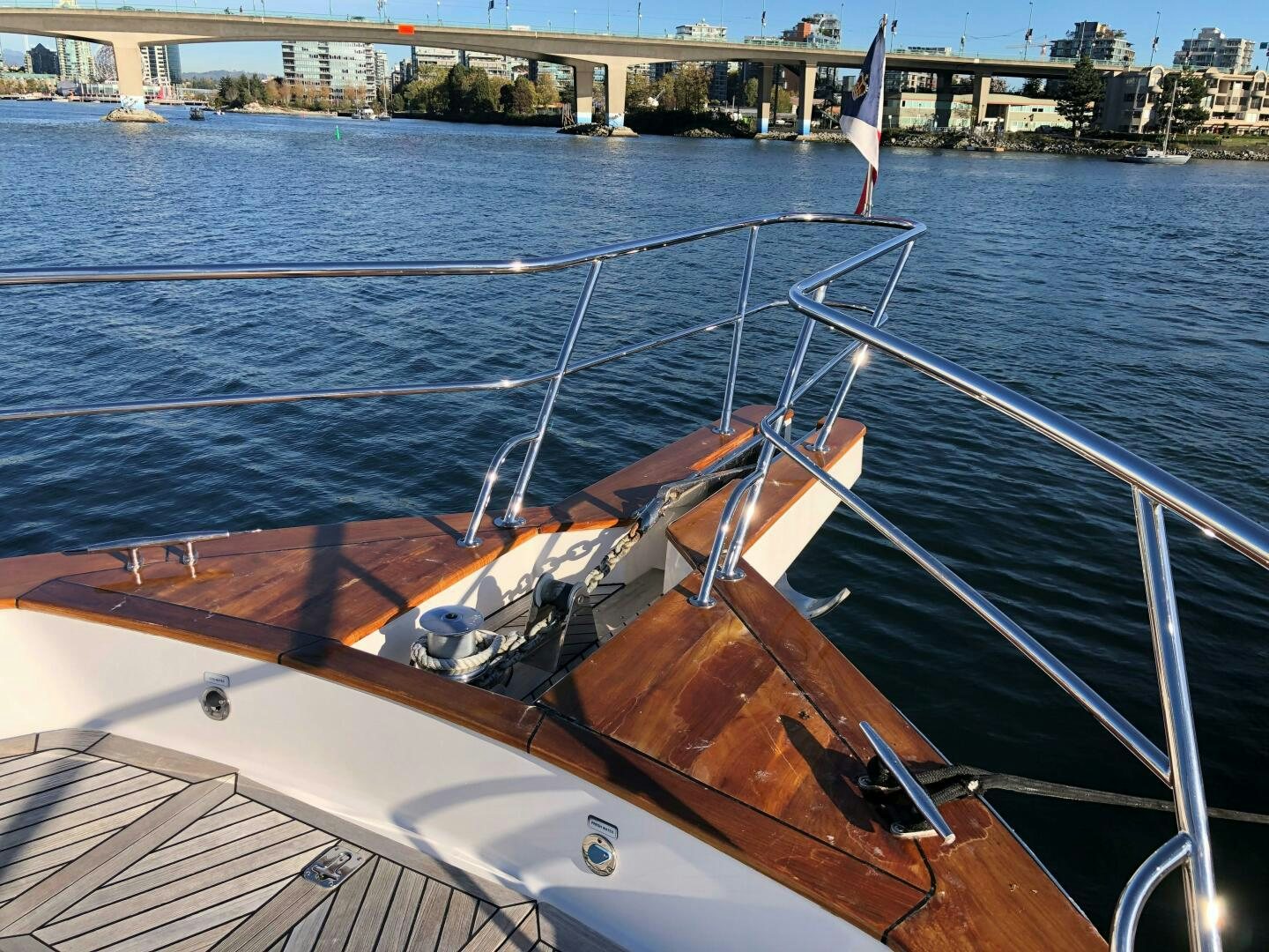 a boat on the water aboard ENCHANTRESS Yacht for Sale