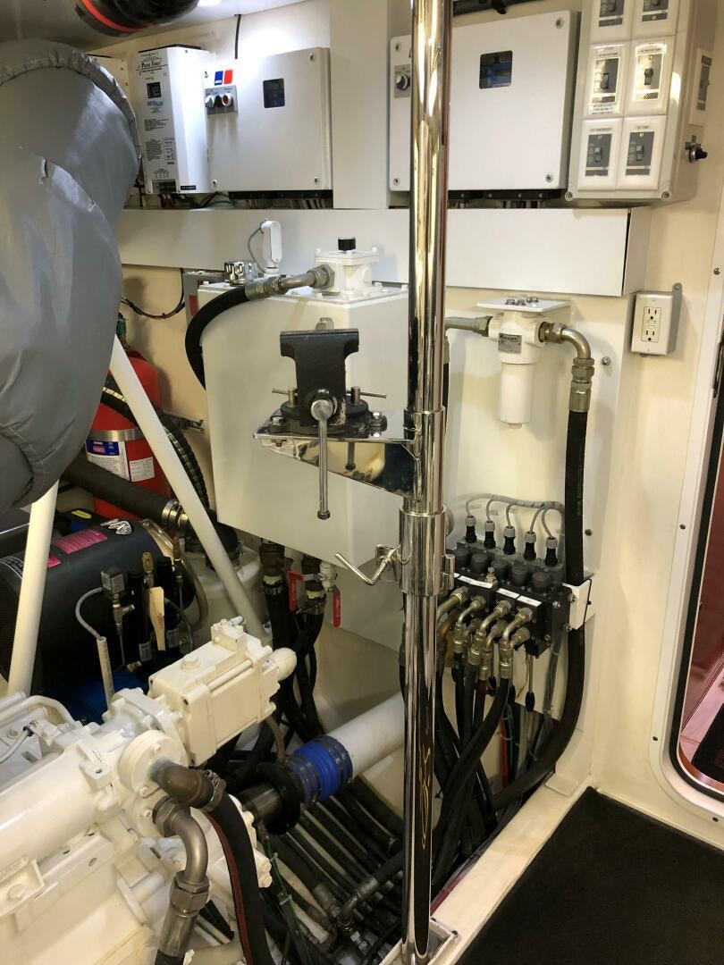 a machine with wires aboard ENCHANTRESS Yacht for Sale