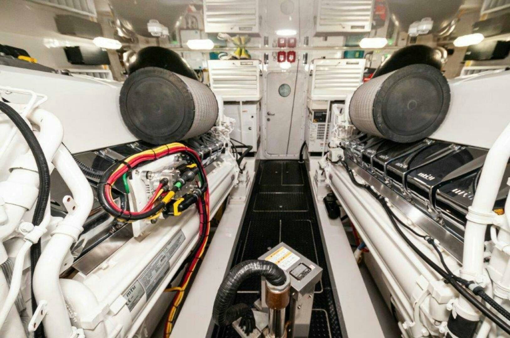 a close-up of a machine aboard GUNNSLINGER Yacht for Sale