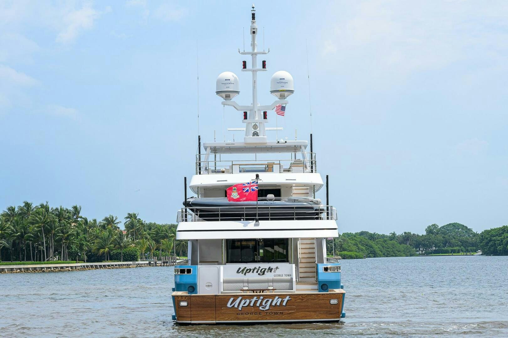 a boat on the water aboard UPTIGHT Yacht for Sale