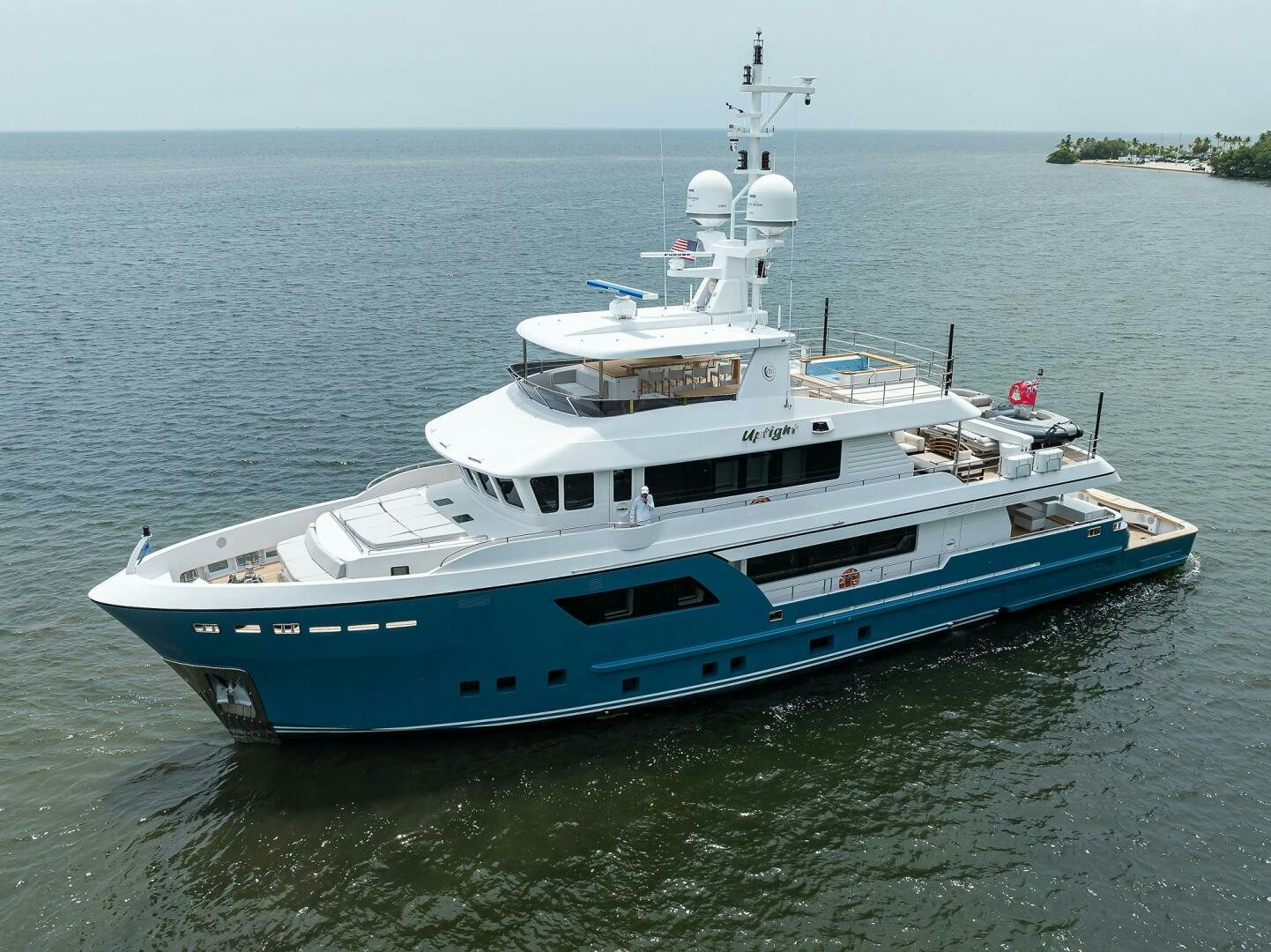 a boat in the water aboard UPTIGHT Yacht for Sale