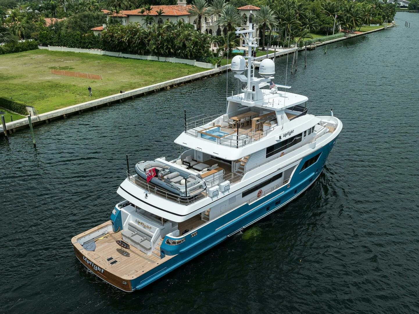 a boat on the water aboard UPTIGHT Yacht for Sale