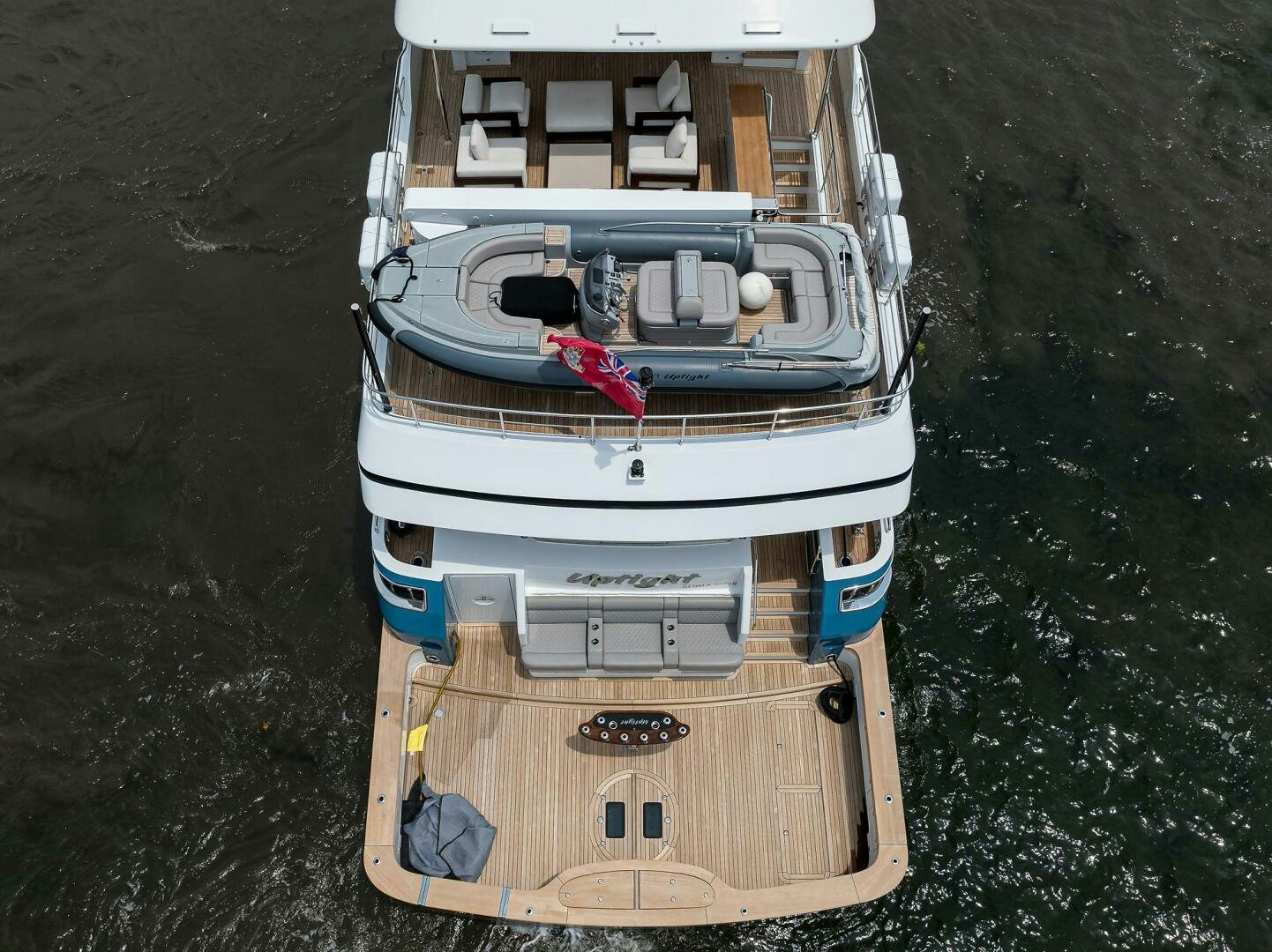 a boat on the water aboard UPTIGHT Yacht for Sale