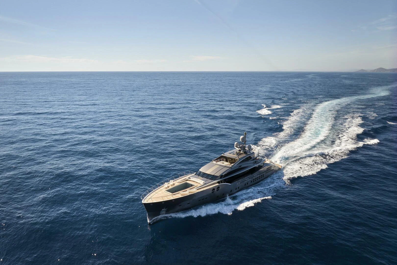 a submarine in the water aboard SANAM Yacht for Sale