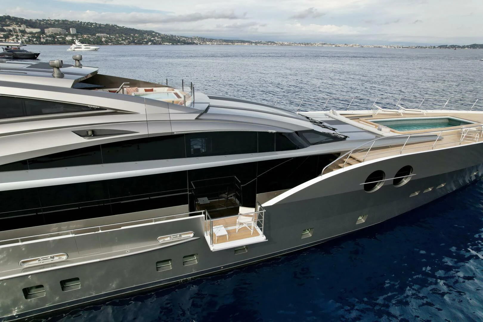 a boat in the water aboard SANAM Yacht for Sale